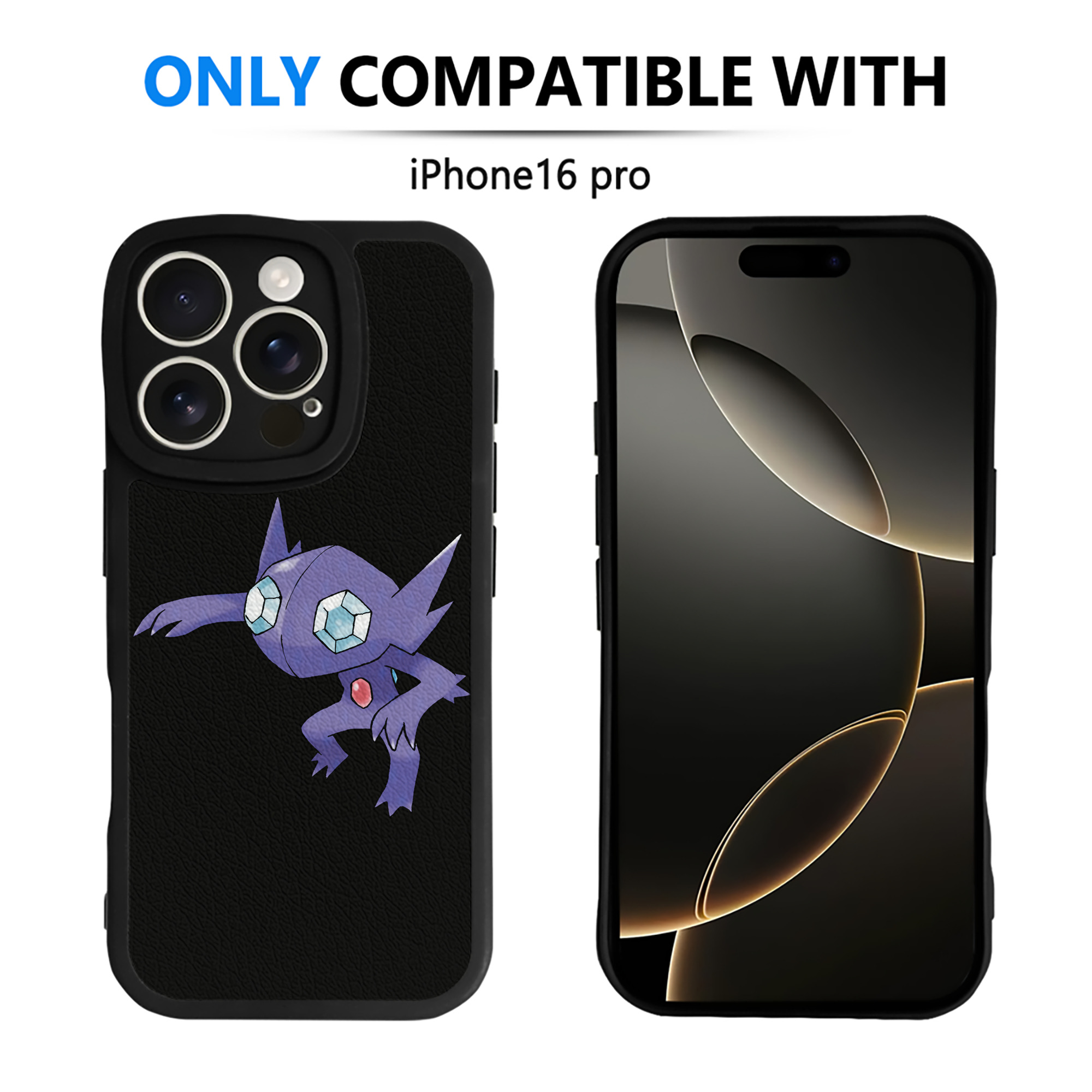 （画像用） ポケットモンスター Pokémon 【iPhone 16シリーズ対応】シリコンスマホケース（レザー調） 材質：シリコン
